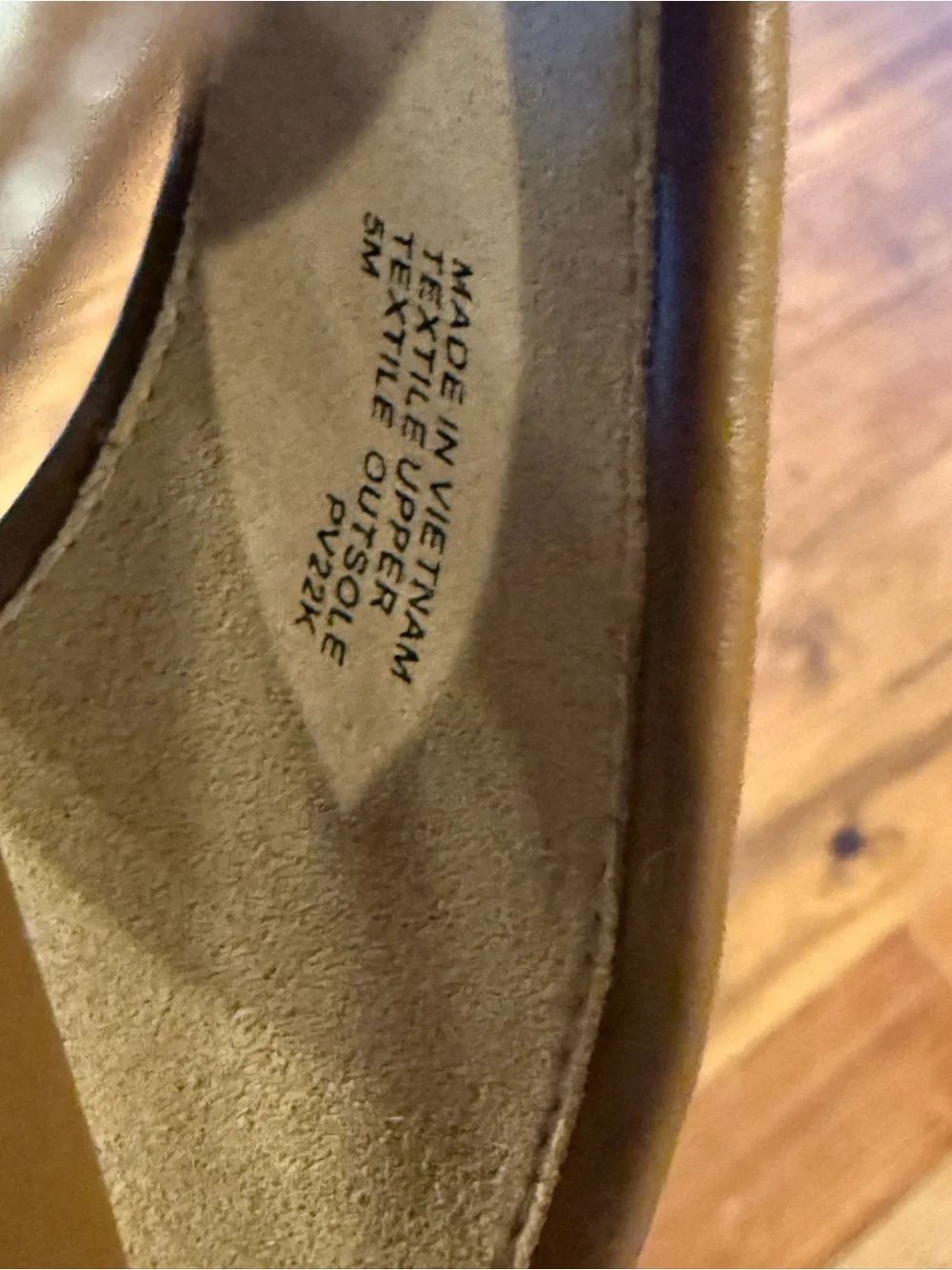 Michael Kors Tan/Brown MK Logo Platform Wedge Slides
